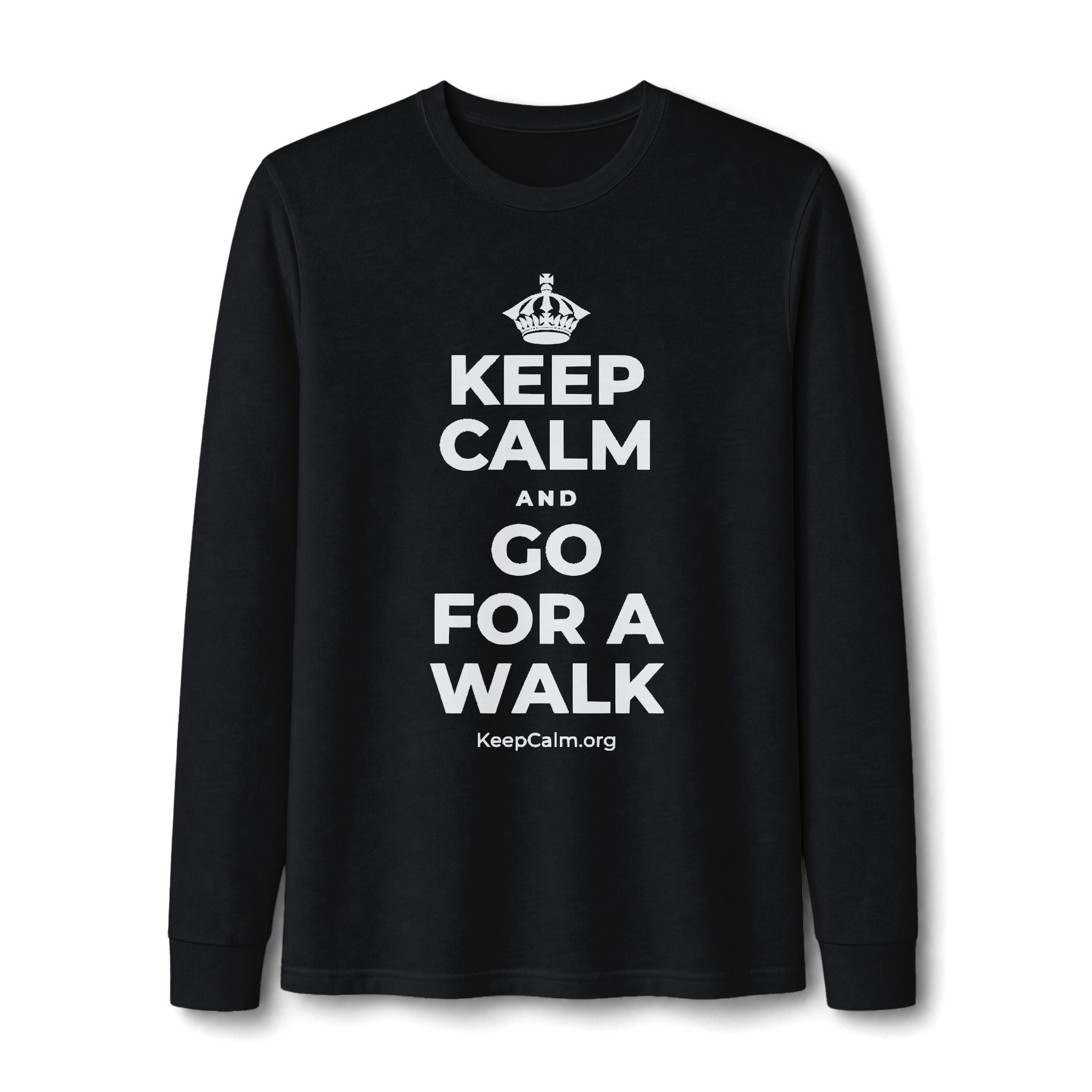 KEEP CALM AND GO FOR A WALK Long Sleeve Tee