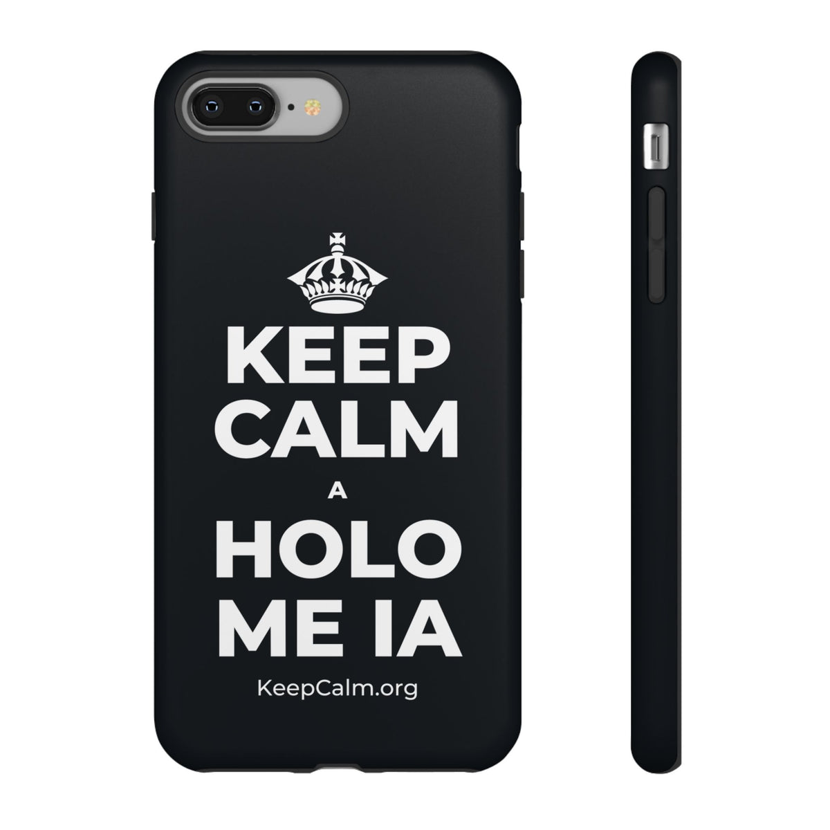 KEEP CALM A HOLO ME IA Phone Case (Dark)