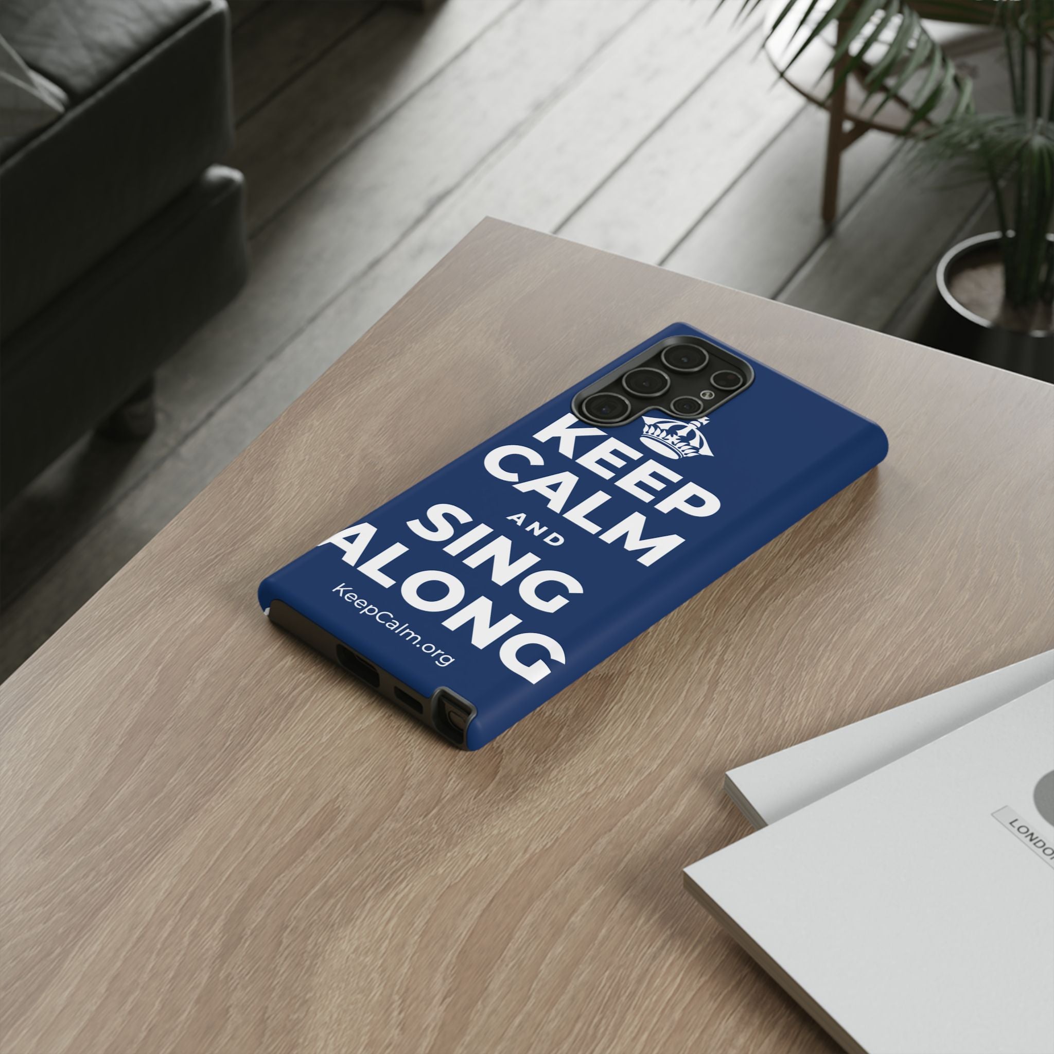 KEEP CALM AND SING ALONG Phone Case