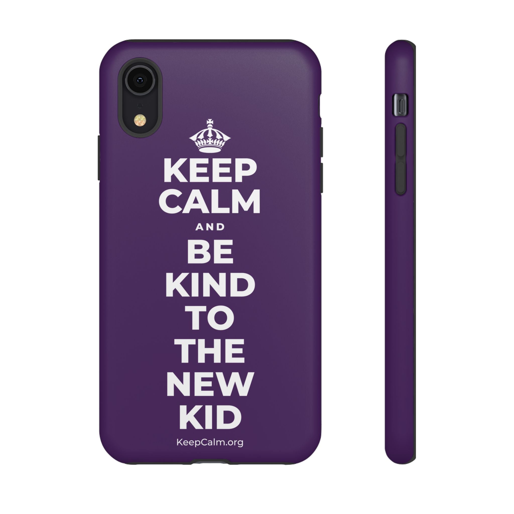 KEEP CALM AND BE KIND TO THE NEW KID Phone Case