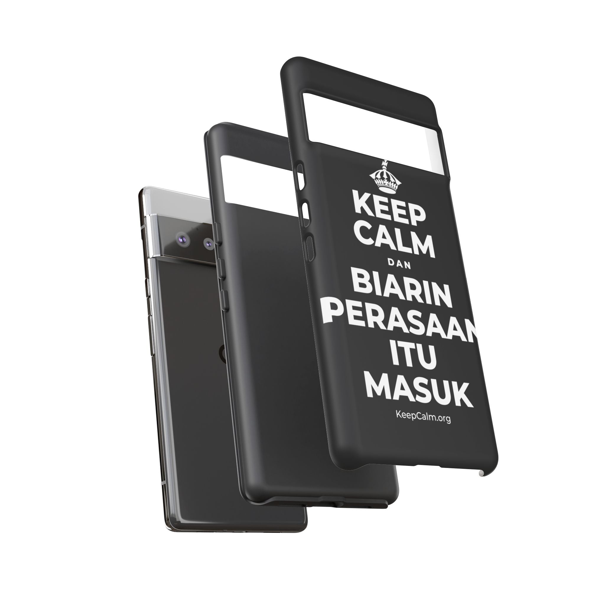 KEEP CALM DAN BIARIN PERASAAN ITU MASUK Phone Case