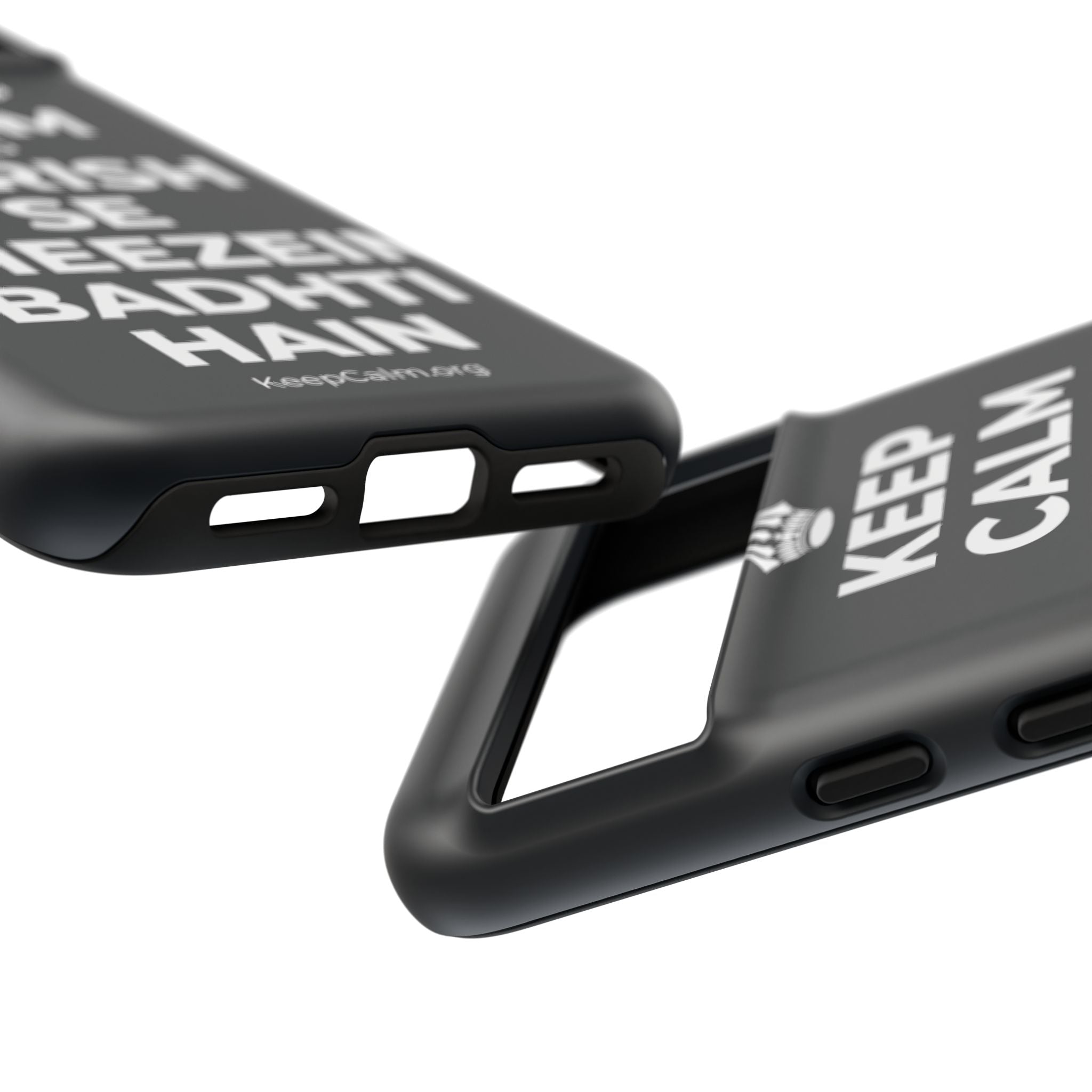 KEEP CALM AND BARISH SE CHEEZEIN BADHTI HAIN Phone Case (Dark)