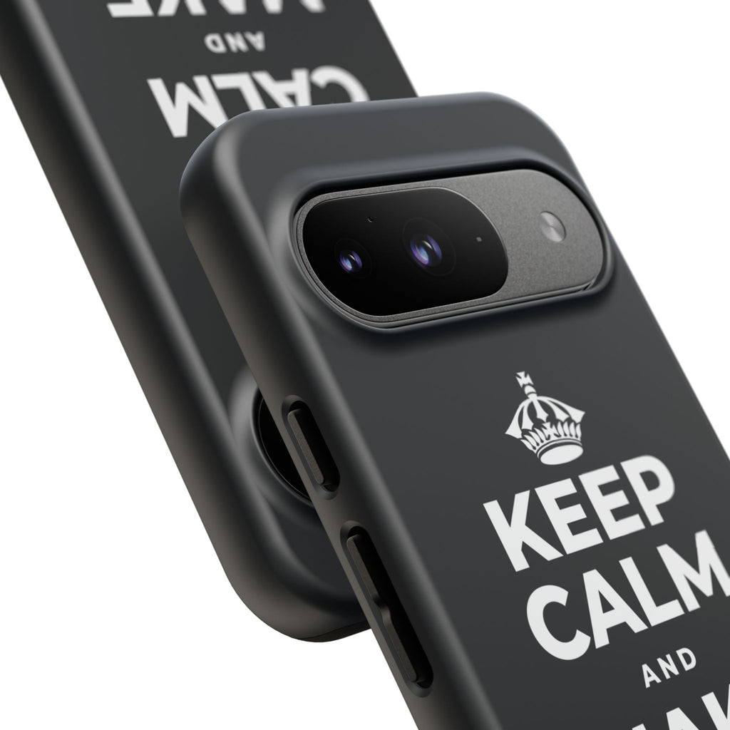 KEEP CALM AND MAKE MEMORIES Phone Case (Dark)