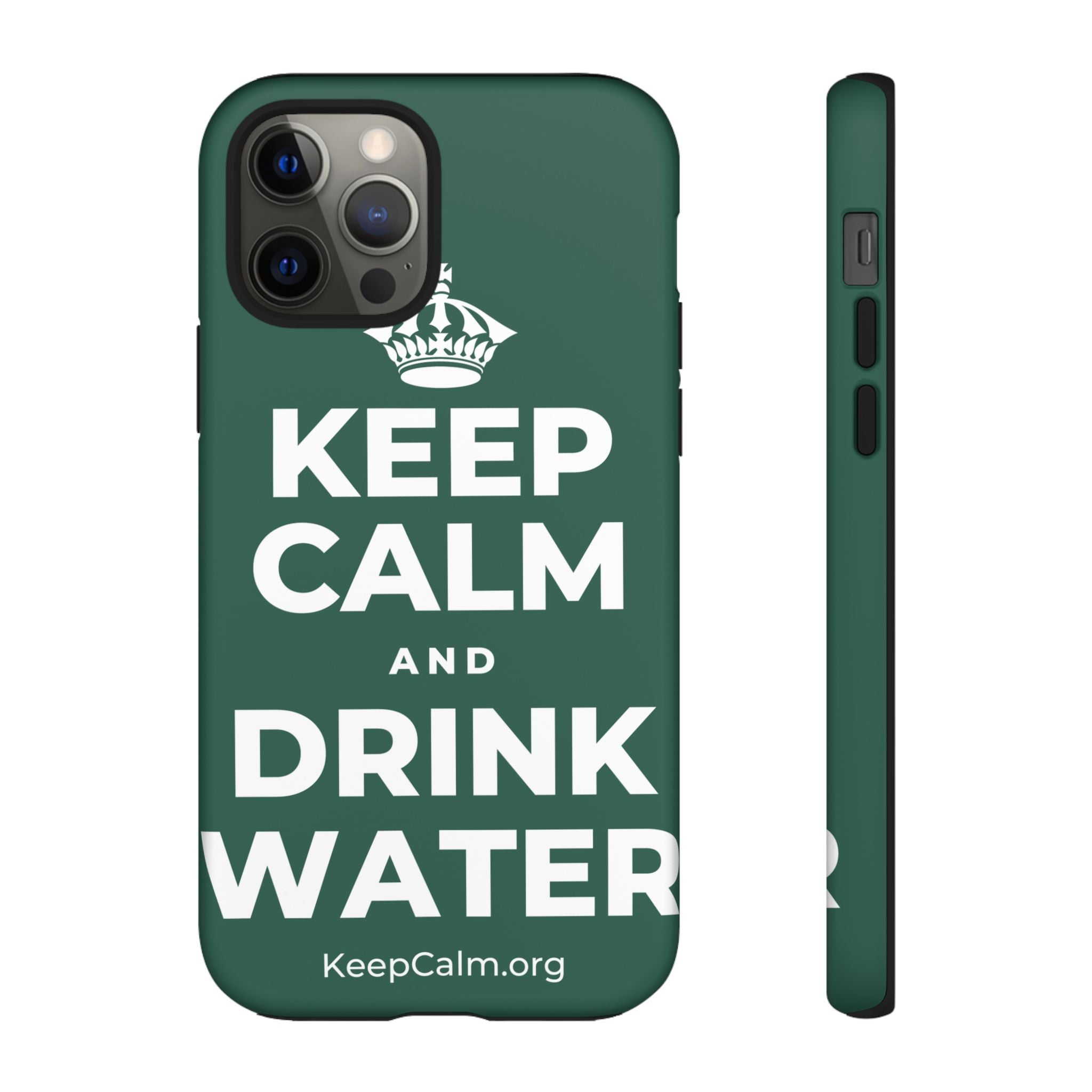 KEEP CALM AND DRINK WATER Phone Case