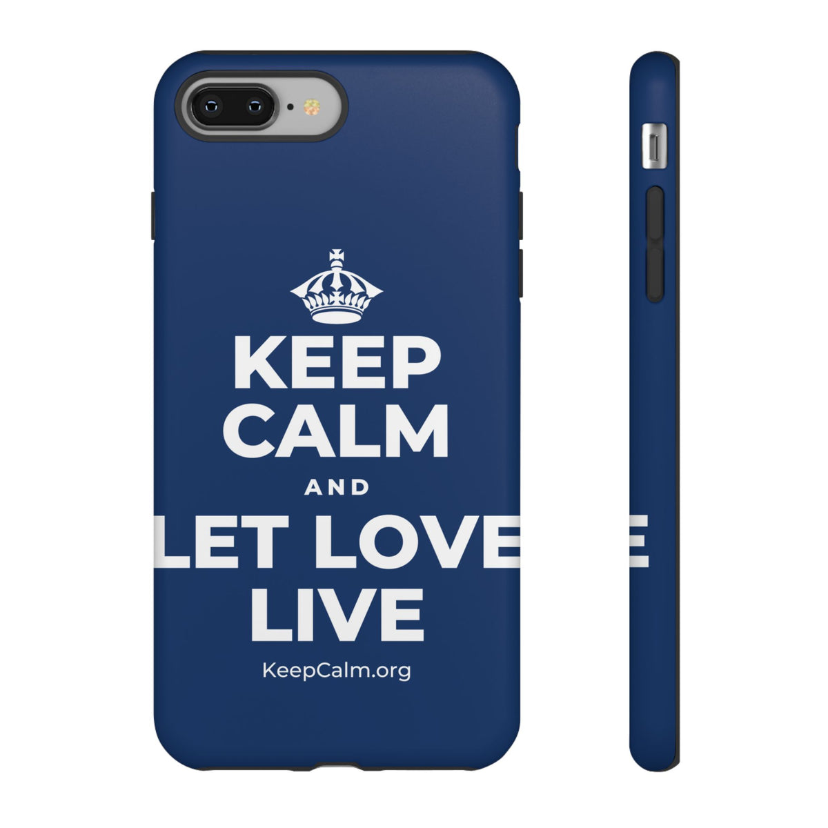 KEEP CALM AND LET LOVE LIVE Phone Case