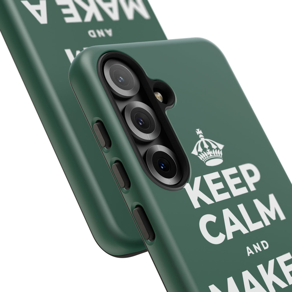 KEEP CALM AND MAKE A HAPPY MEMORY Phone Case