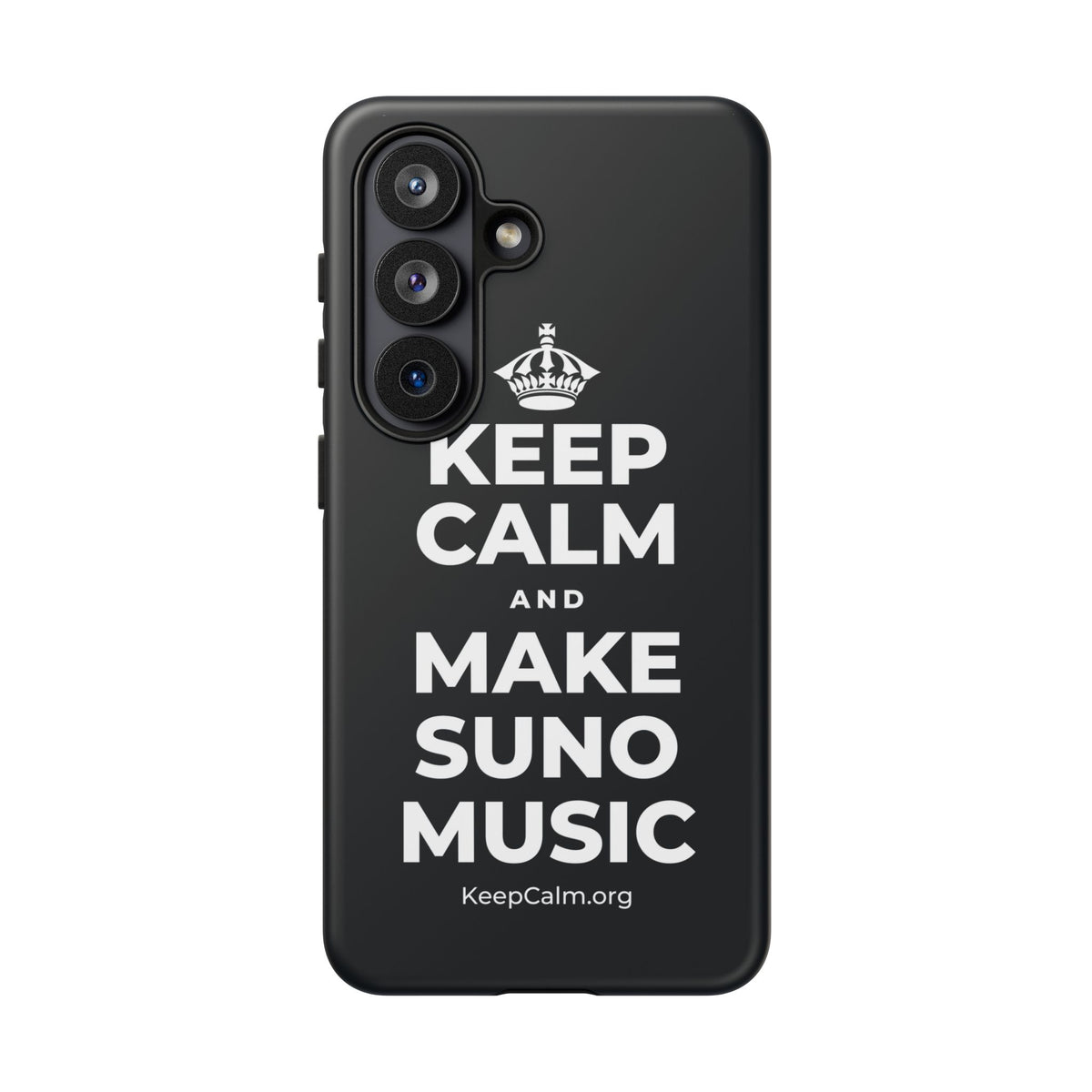 KEEP CALM AND MAKE SUNO MUSIC Phone Case (Dark)