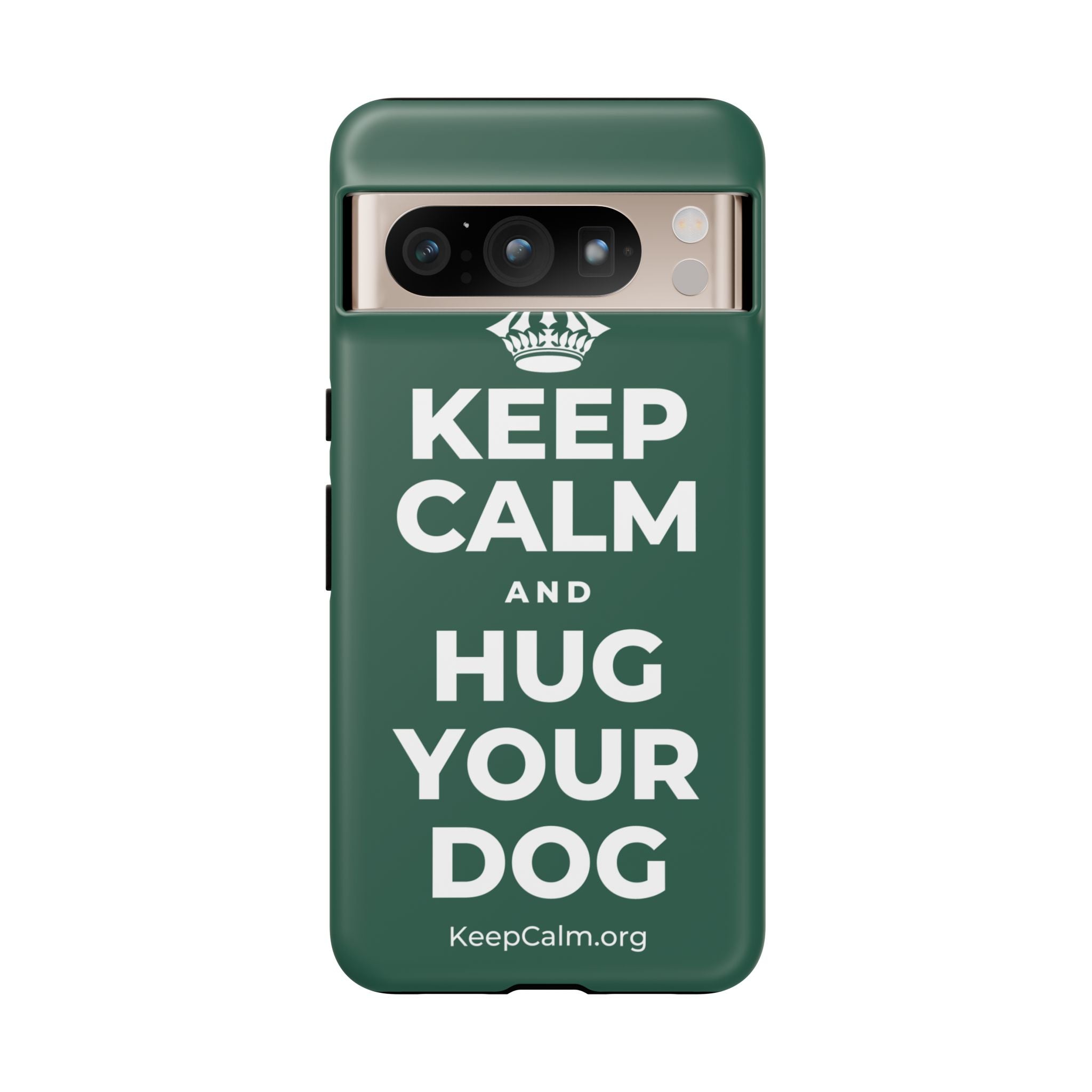 KEEP CALM AND HUG YOUR DOG Phone Case