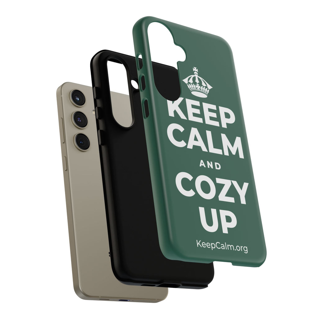 KEEP CALM AND COZY UP Phone Case