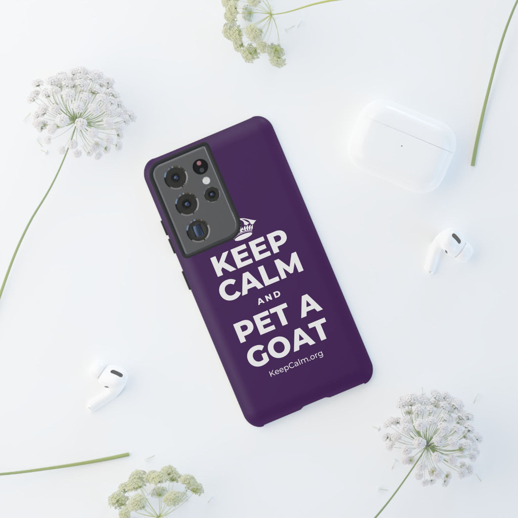 KEEP CALM AND PET A GOAT Phone Case