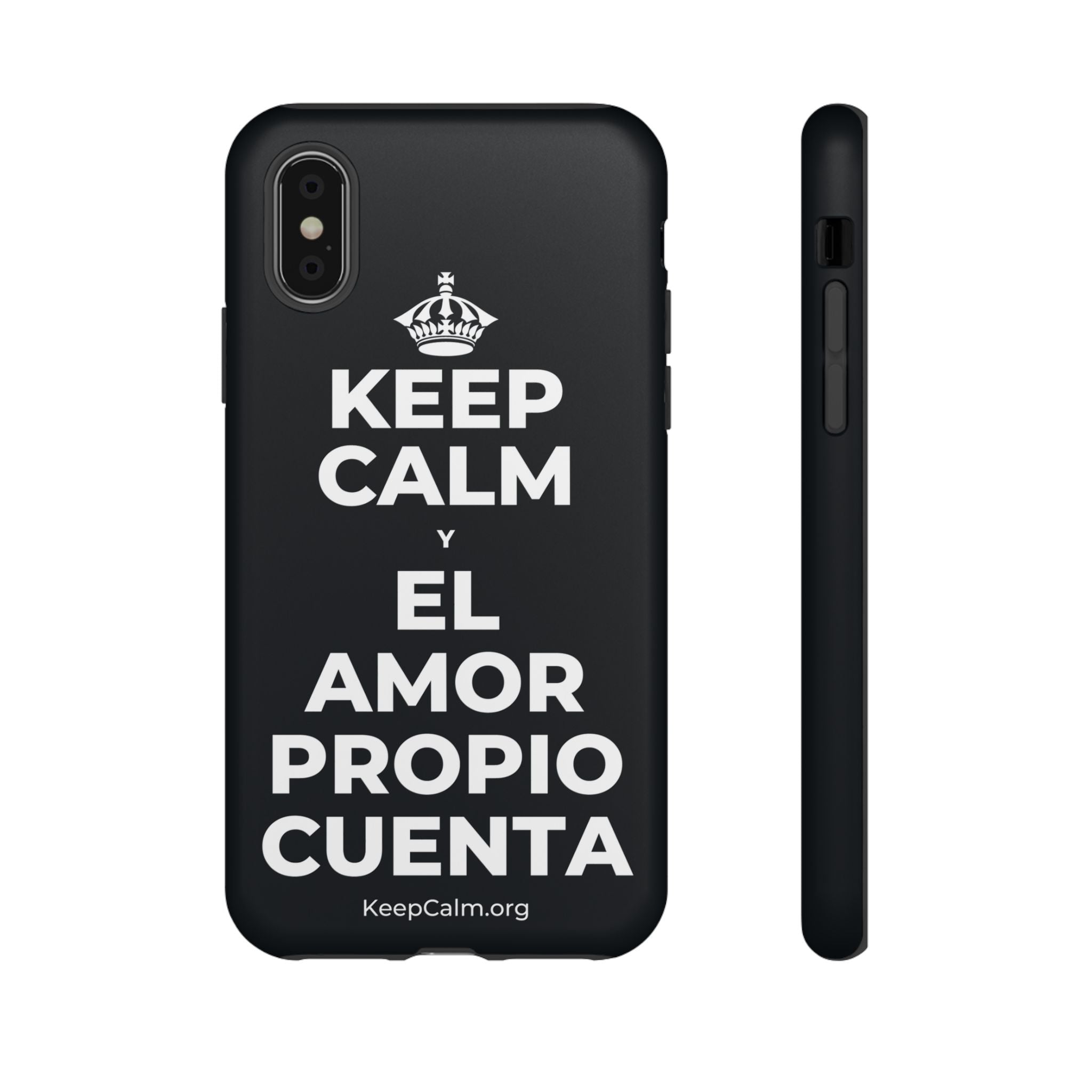 KEEP CALM Y EL AMOR PROPIO CUENTA Phone Case (Dark)