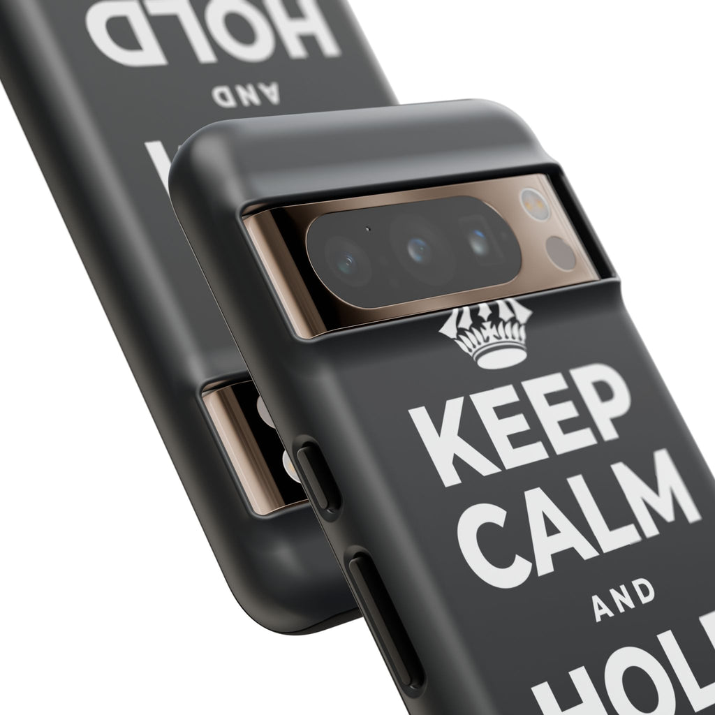 KEEP CALM AND HOLD THE DOOR Phone Case (Dark)