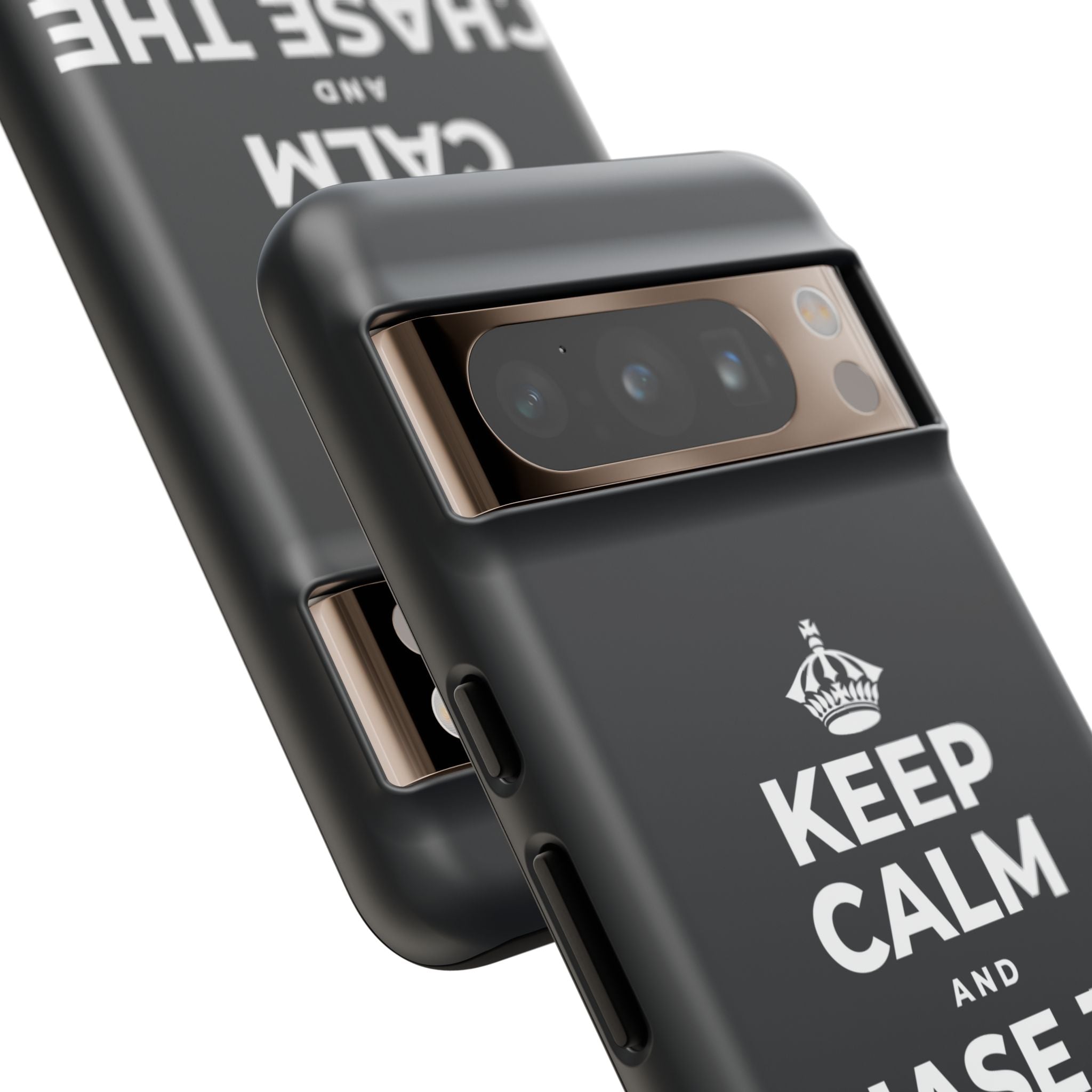 KEEP CALM AND CHASE THE MOONLIGHT Phone Case (Dark)