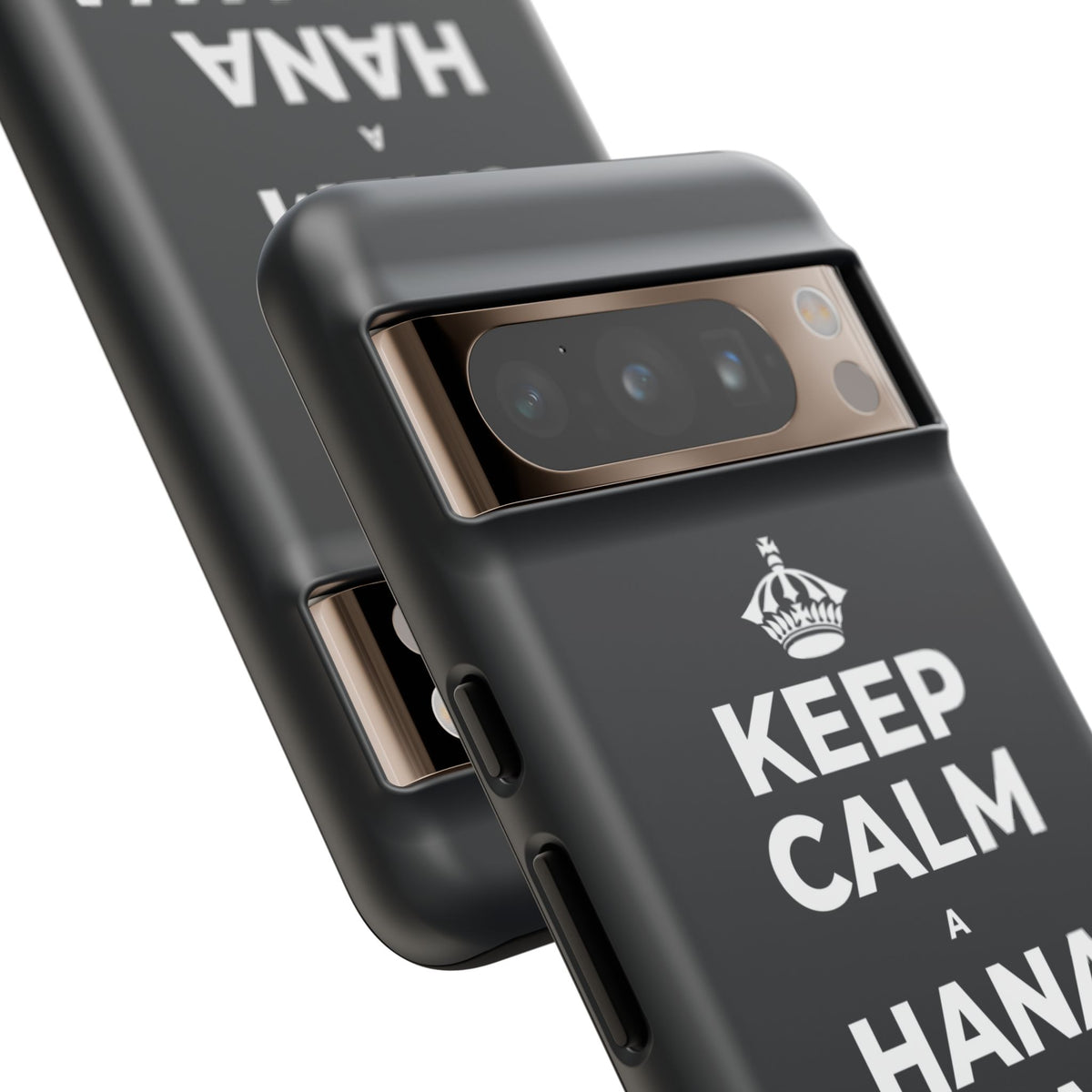 KEEP CALM A HANA MANAWA E PĀʻANI AI Phone Case (Dark)