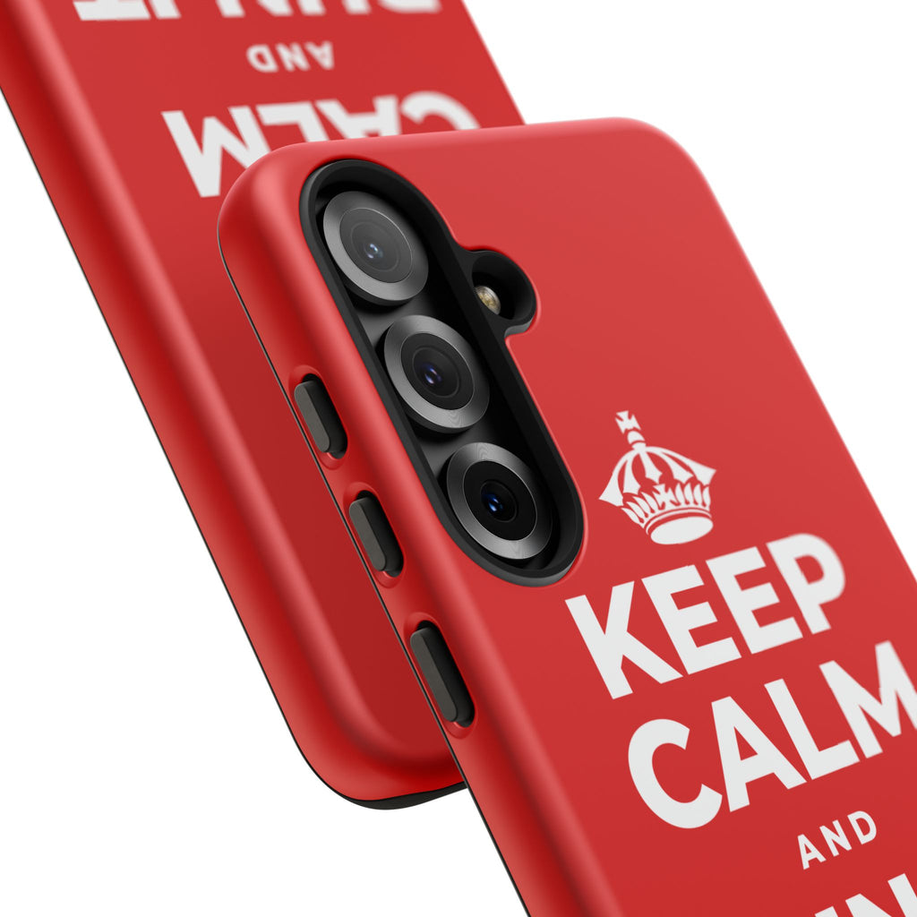 KEEP CALM AND RUN IT UP Phone Case