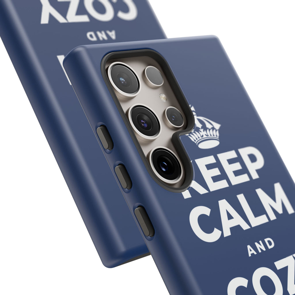 KEEP CALM AND COZY UP INSIDE Phone Case
