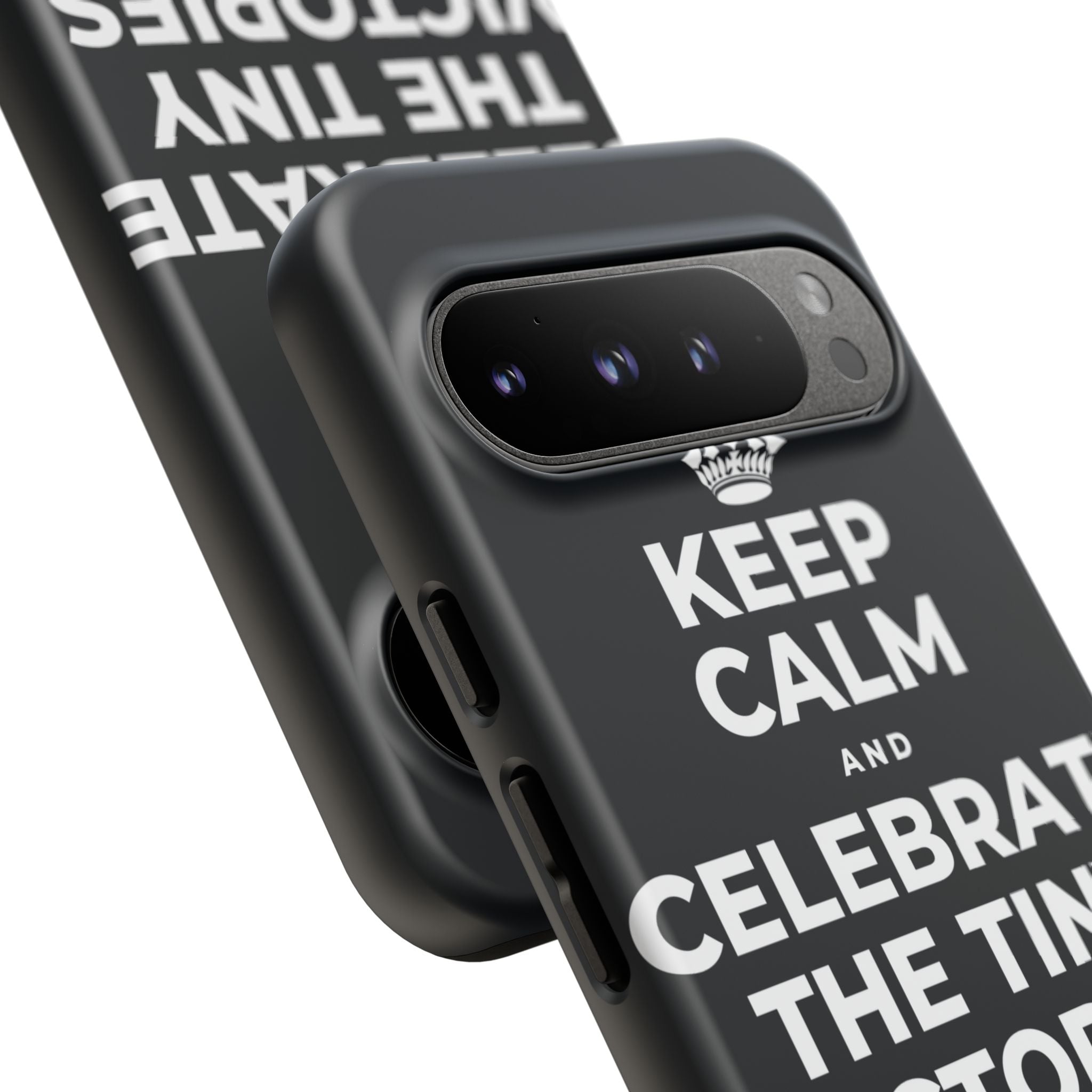 KEEP CALM AND CELEBRATE THE TINY VICTORIES EVERY SINGLE DAY Phone Case (Dark)