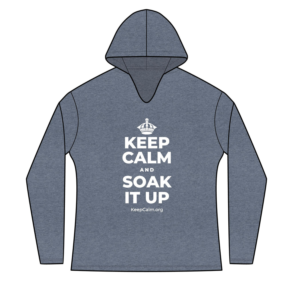 KEEP CALM AND SOAK IT UP Women's Long Sleeve Hoodie