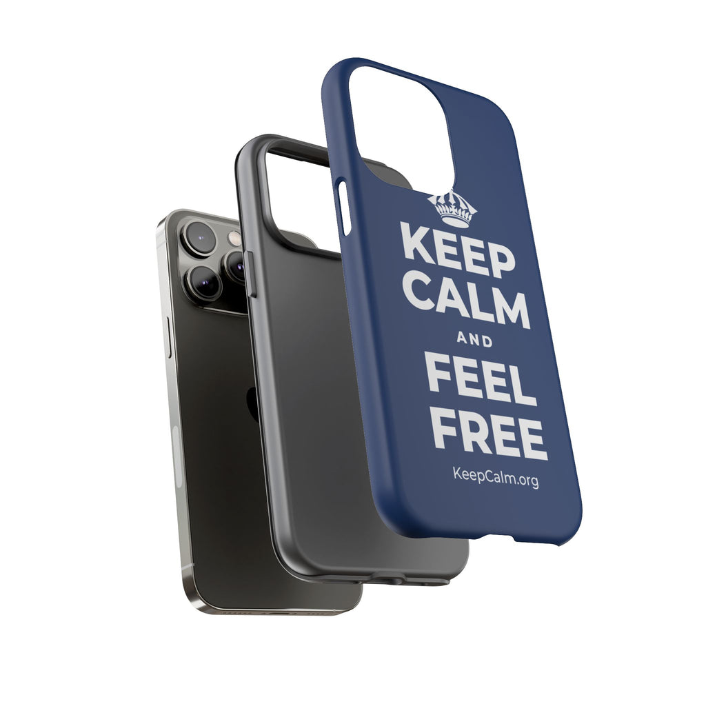 KEEP CALM AND FEEL FREE Phone Case