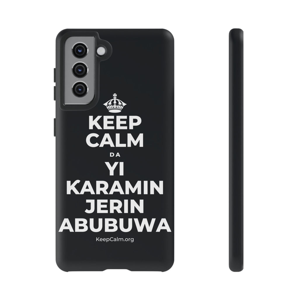 KEEP CALM DA YI ƘARAMIN JERIN ABUBUWA Phone Case (Dark)