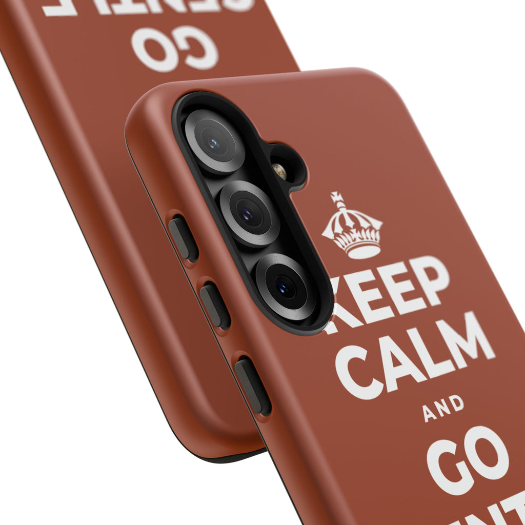 KEEP CALM AND GO GENTLE ON MONDAY Phone Case
