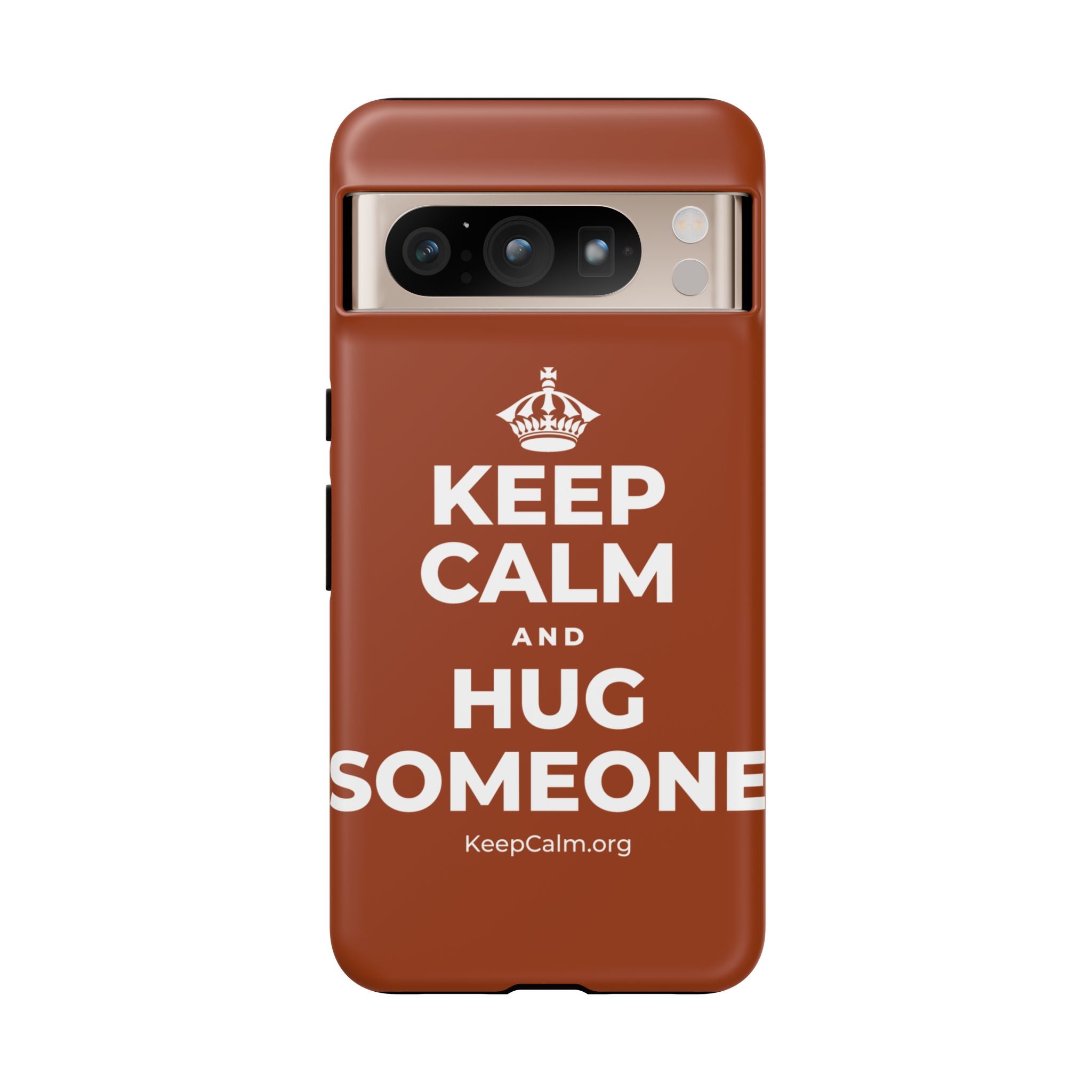 KEEP CALM AND HUG SOMEONE Phone Case