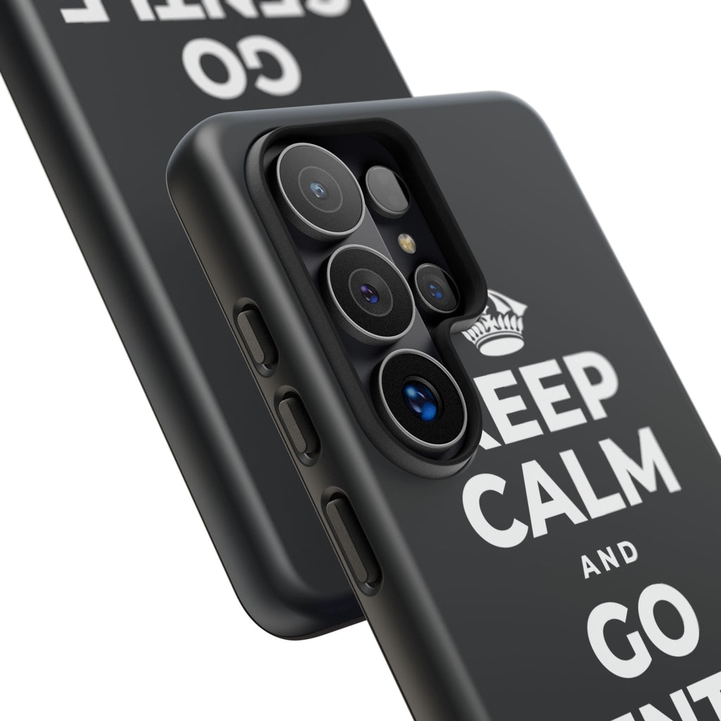 KEEP CALM AND GO GENTLE ON MONDAY Phone Case (Dark)