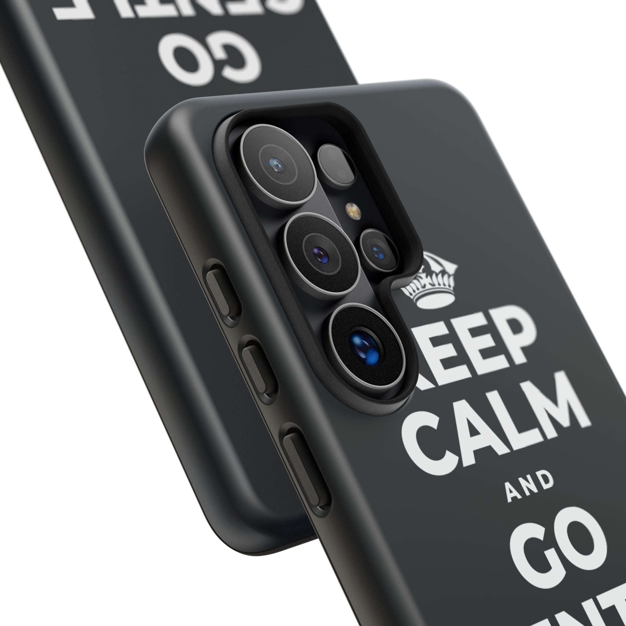 KEEP CALM AND GO GENTLE ON MONDAY Phone Case (Dark)