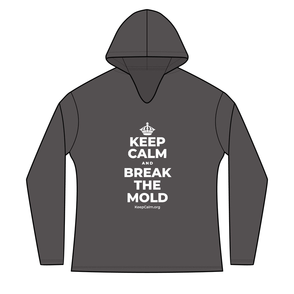 KEEP CALM AND BREAK THE MOLD Women's Long Sleeve Hoodie