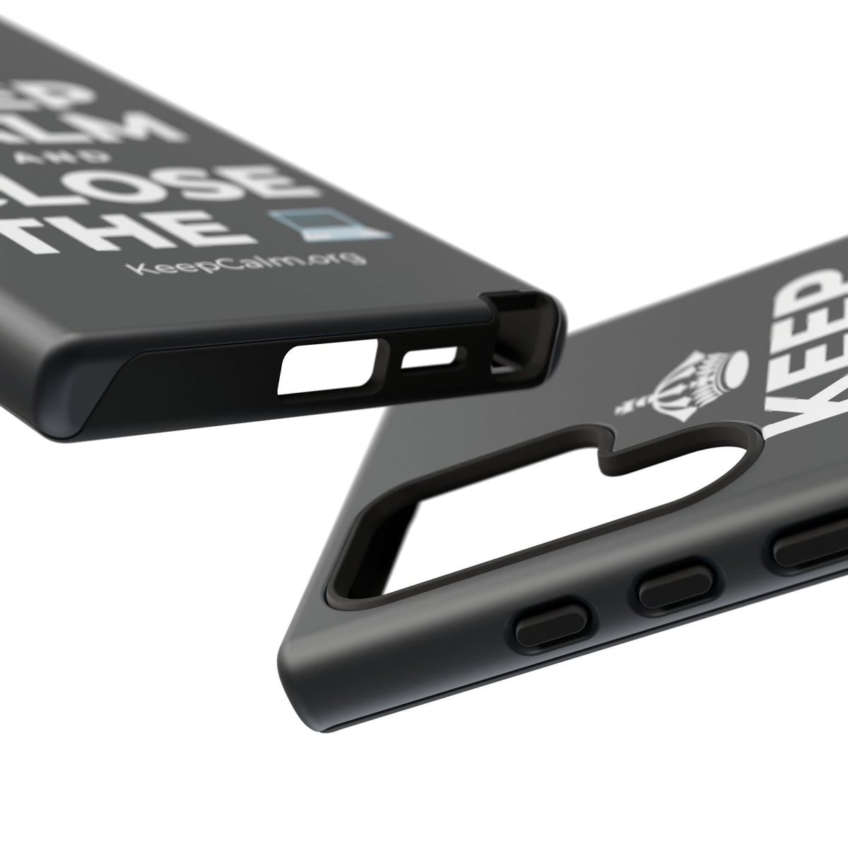 KEEP CALM AND CLOSE THE 💻 Phone Case (Dark)