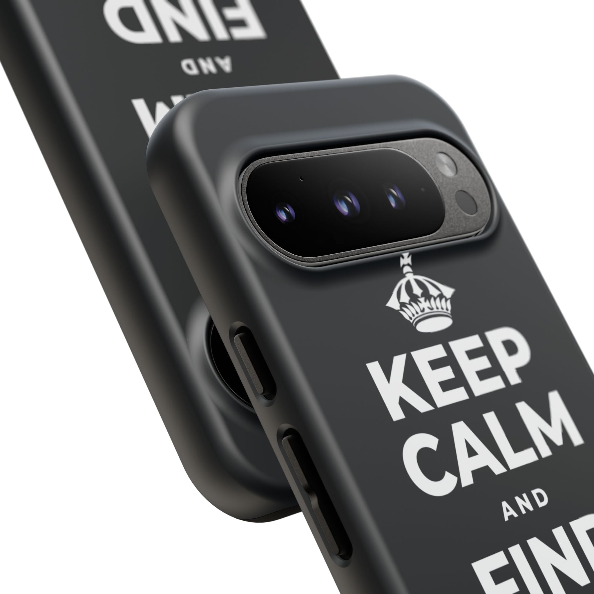 KEEP CALM AND FIND YOUR FIRE Phone Case (Dark)
