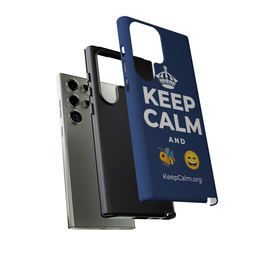 KEEP CALM AND 🐝 😄 Phone Case