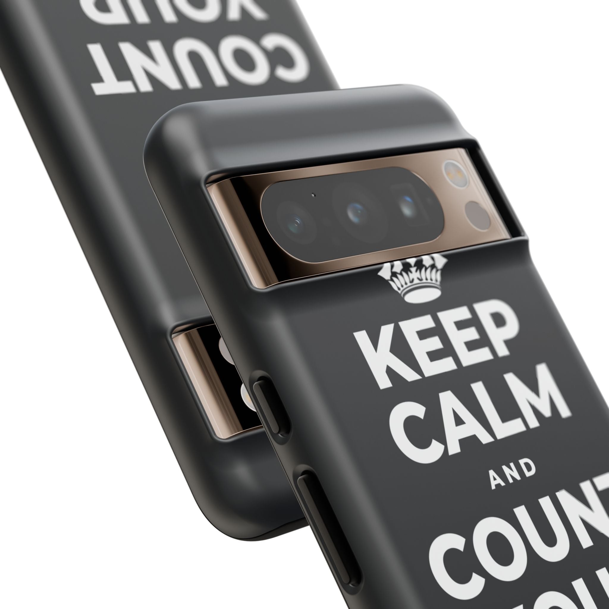 KEEP CALM AND COUNT YOUR SLOW BREATHS Phone Case (Dark)