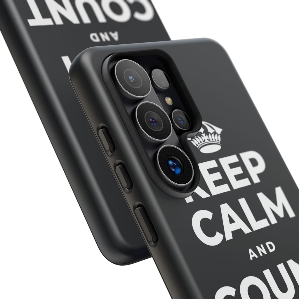 KEEP CALM AND COUNT TO TEN Phone Case (Dark)