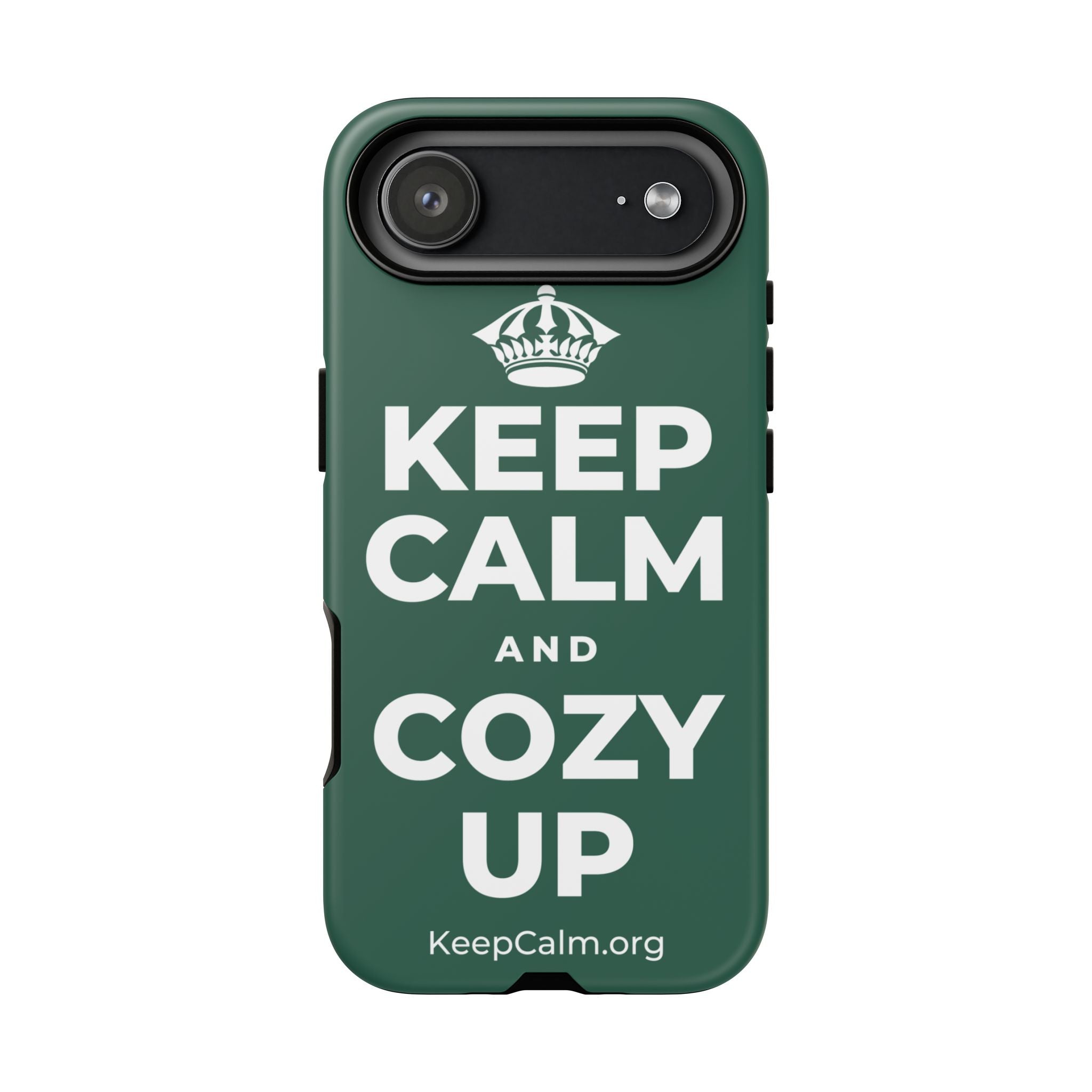 KEEP CALM AND COZY UP Phone Case