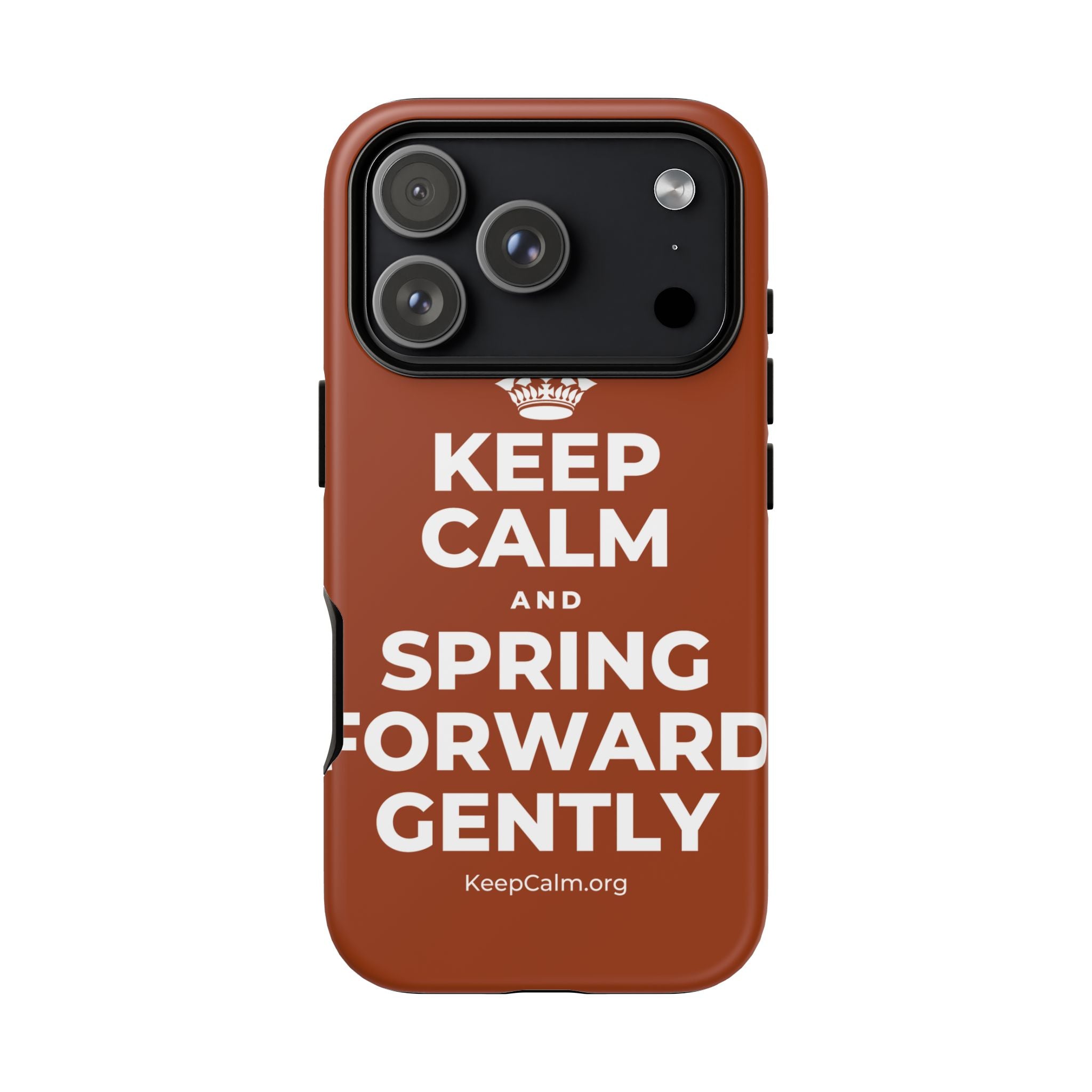 KEEP CALM AND SPRING FORWARD GENTLY Phone Case