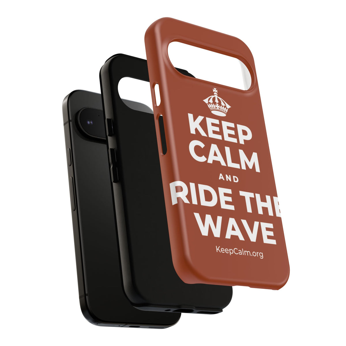 KEEP CALM AND RIDE THE WAVE Phone Case