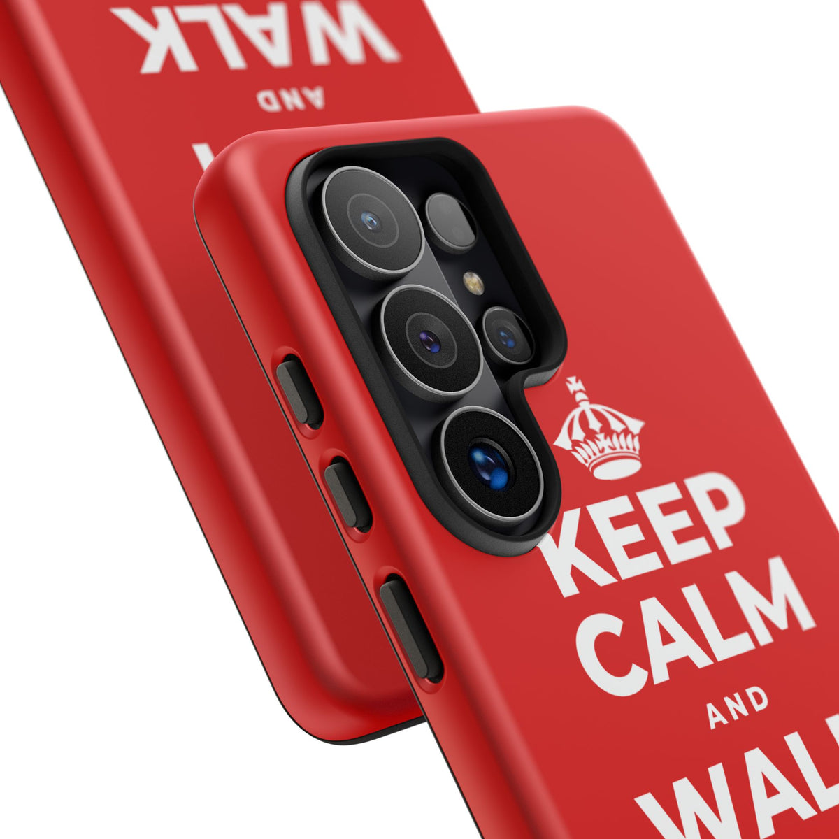 KEEP CALM AND WALK AND LISTEN Phone Case
