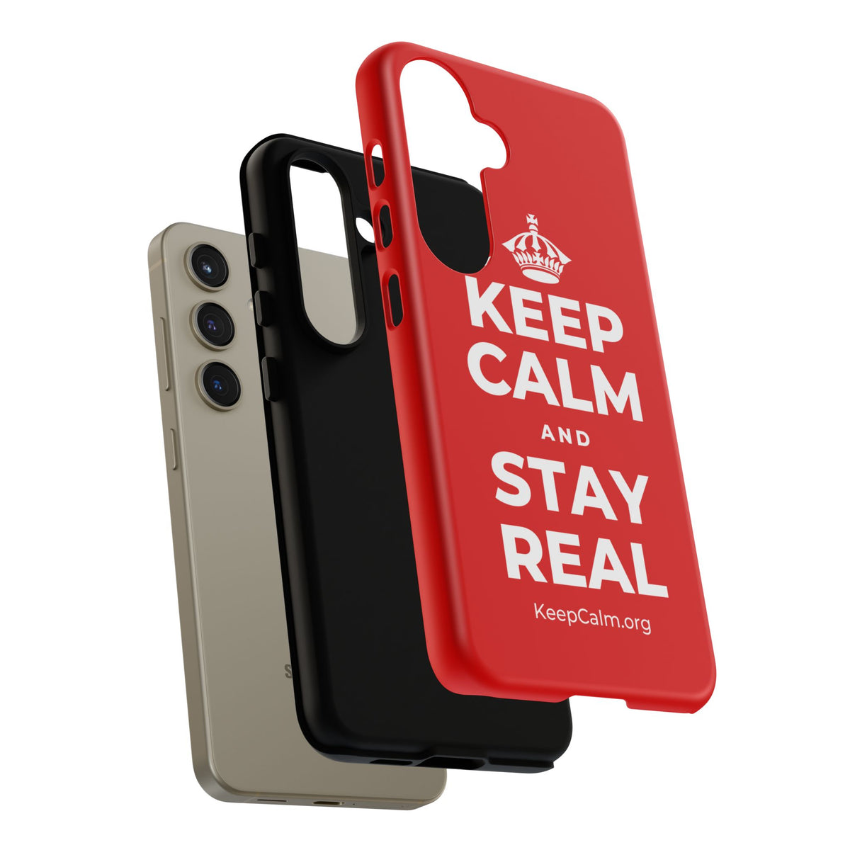 KEEP CALM AND STAY REAL Phone Case