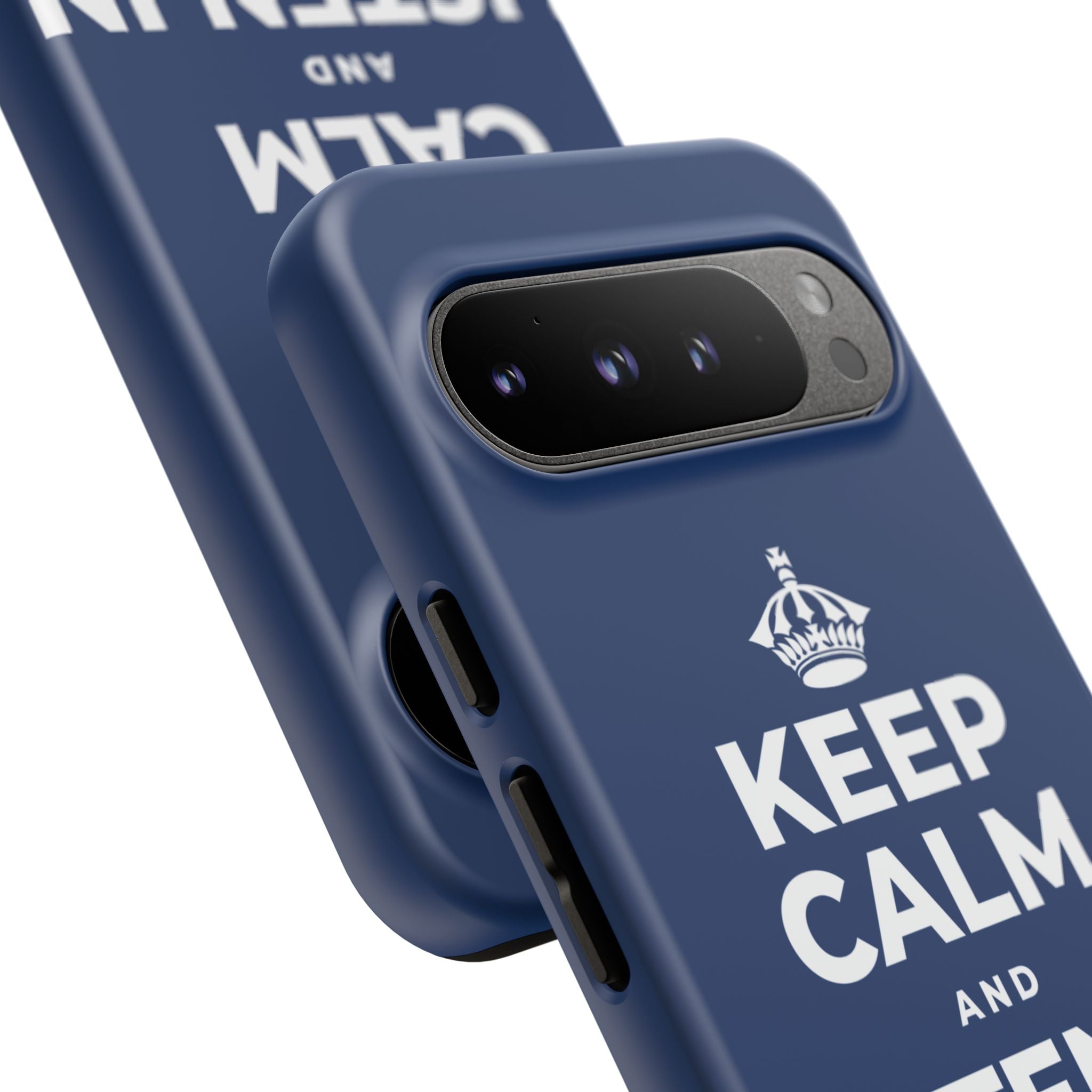 KEEP CALM AND LISTEN IN THE DARK Phone Case