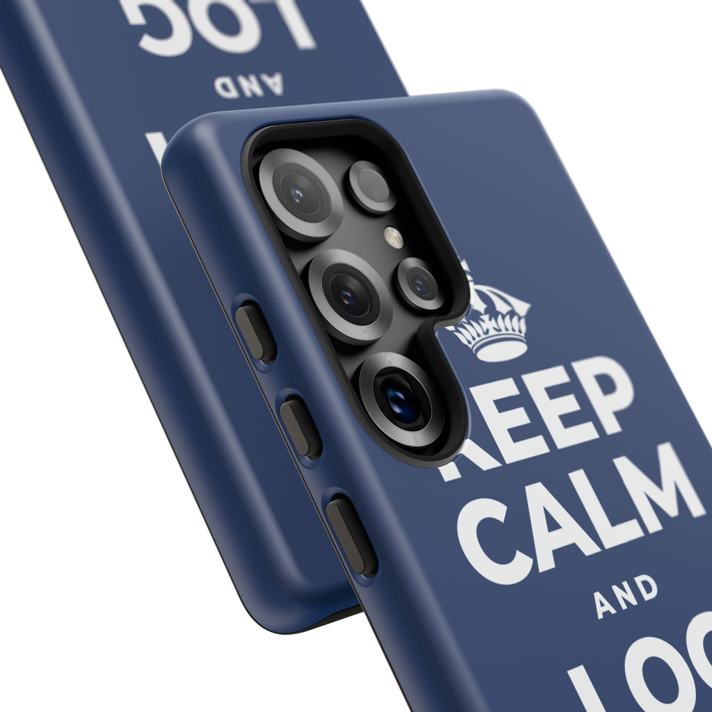 KEEP CALM AND LOG OFF EARLY Phone Case