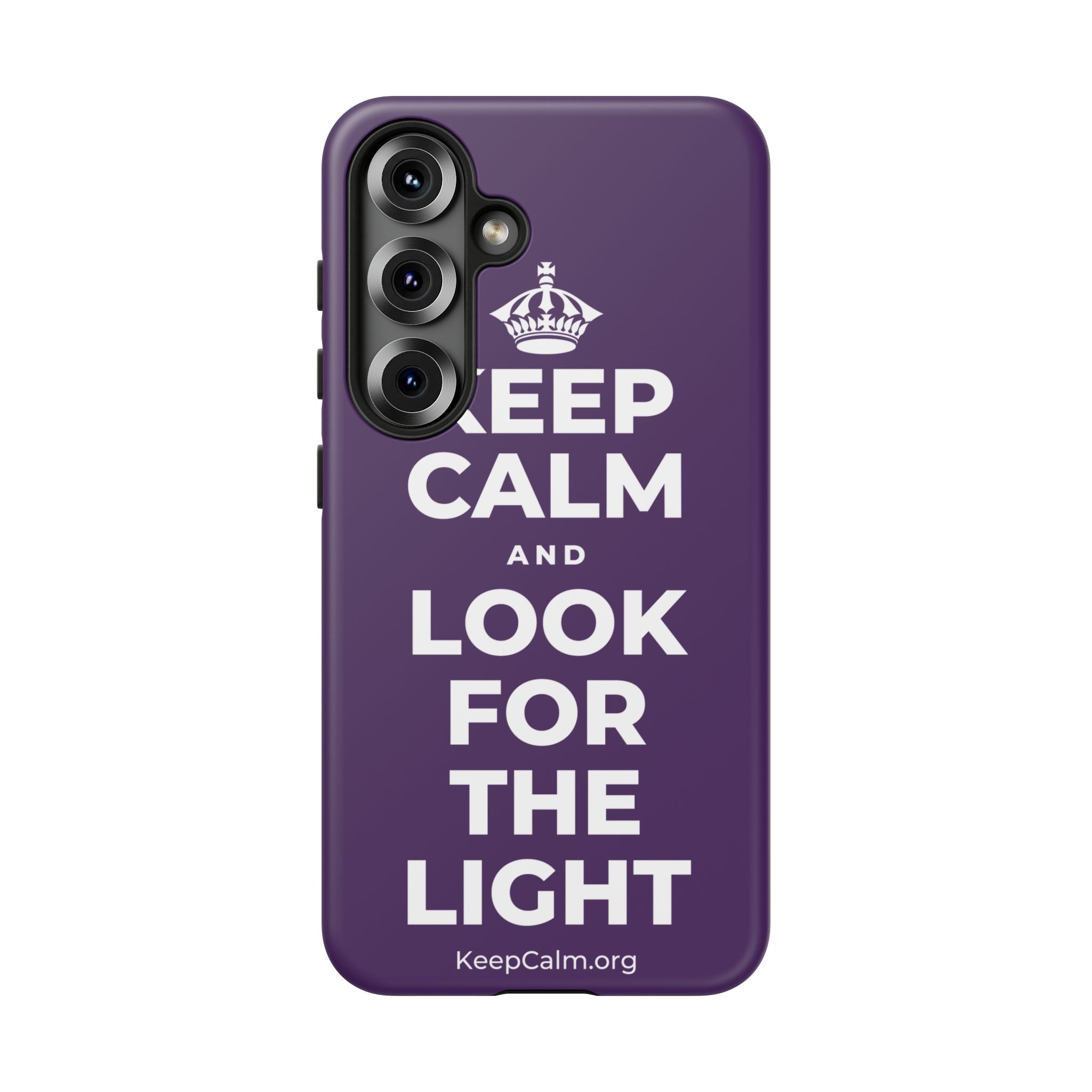KEEP CALM AND LOOK FOR THE LIGHT Phone Case