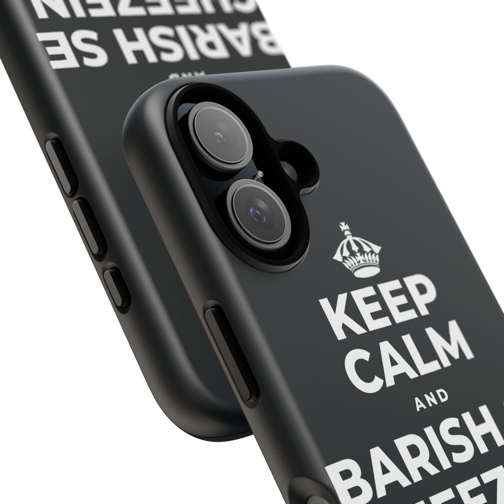 KEEP CALM AND BARISH SE CHEEZEIN BADHTI HAIN Phone Case (Dark)