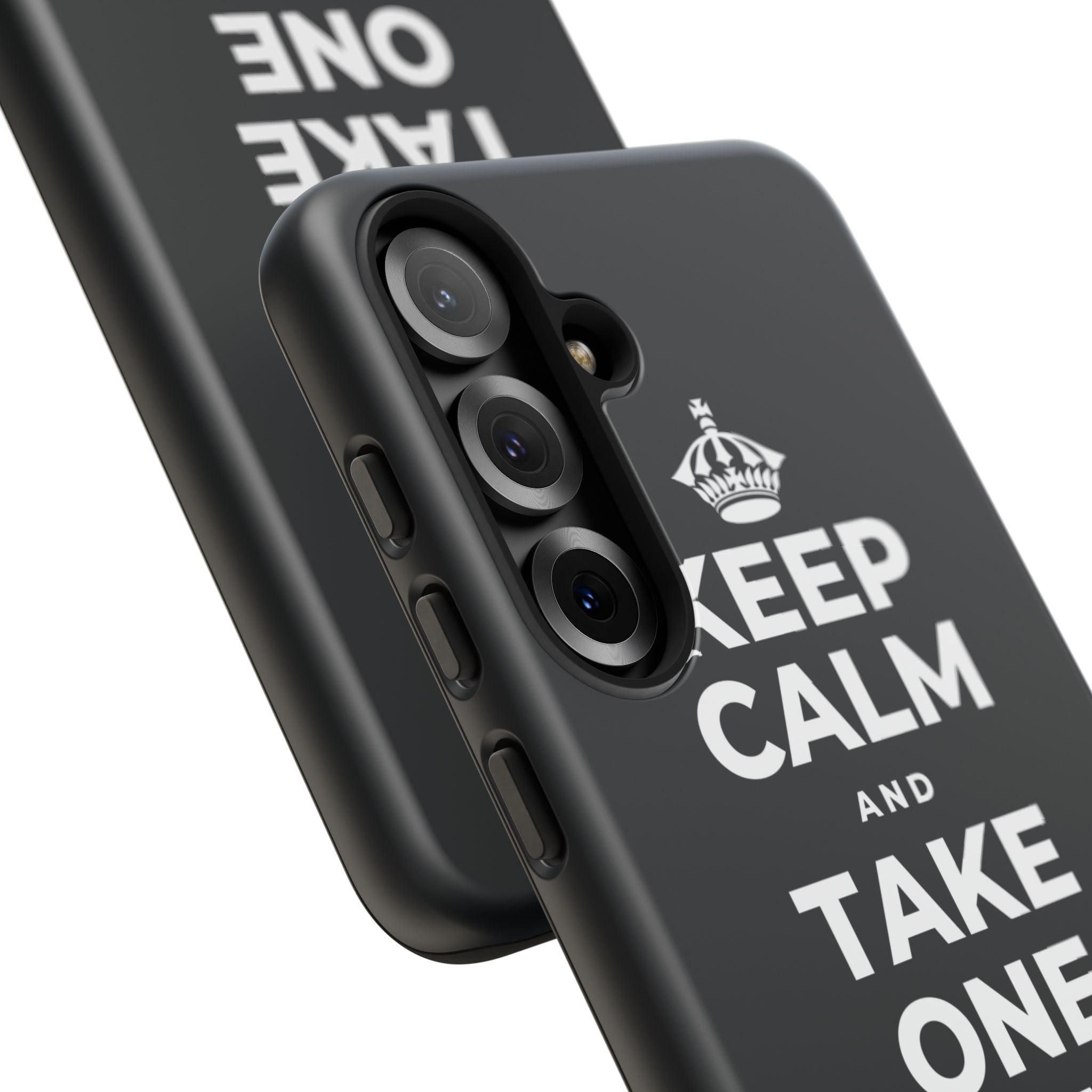 KEEP CALM AND TAKE ONE BREATH AT A TIME Phone Case (Dark)