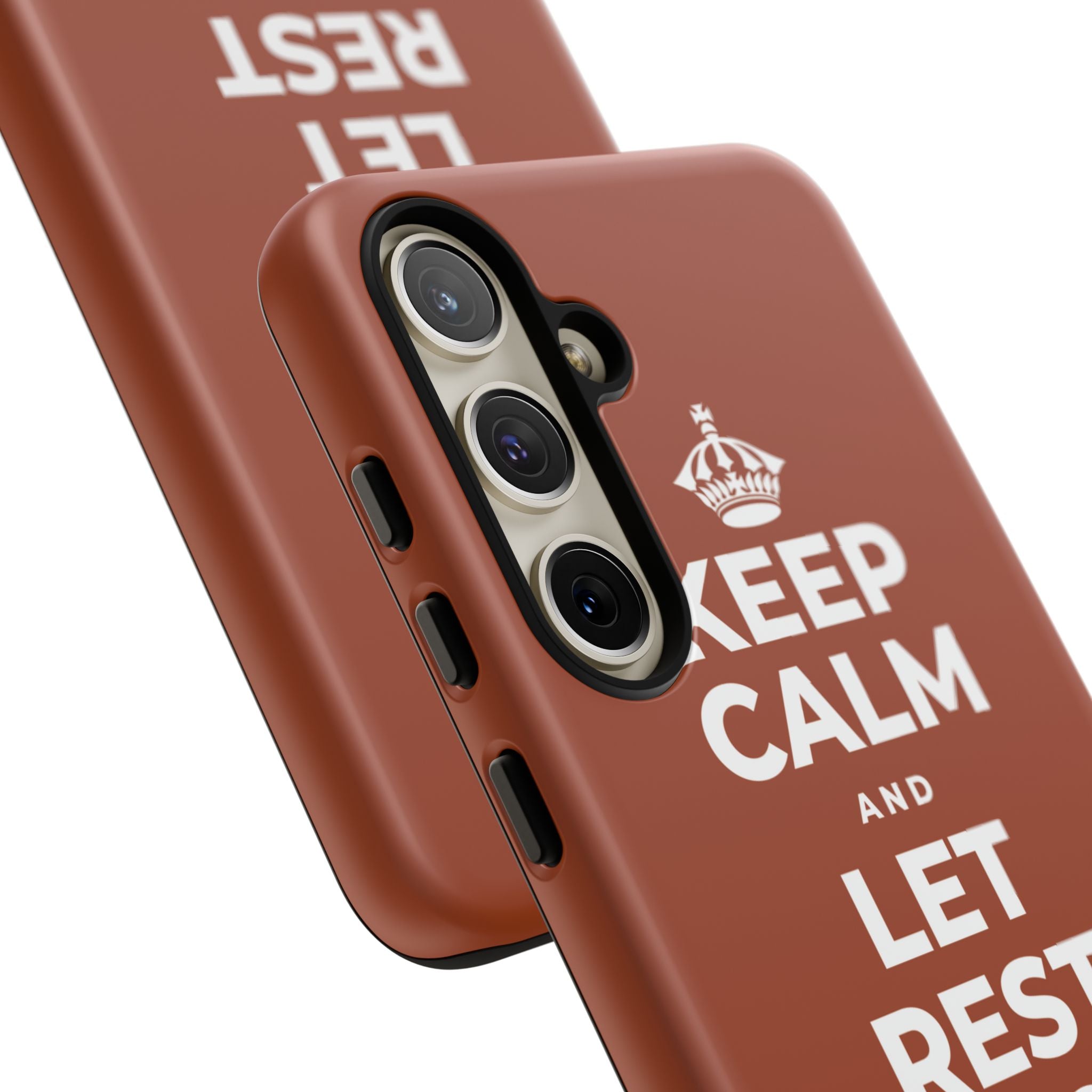 KEEP CALM AND LET REST DO ITS WORK Phone Case