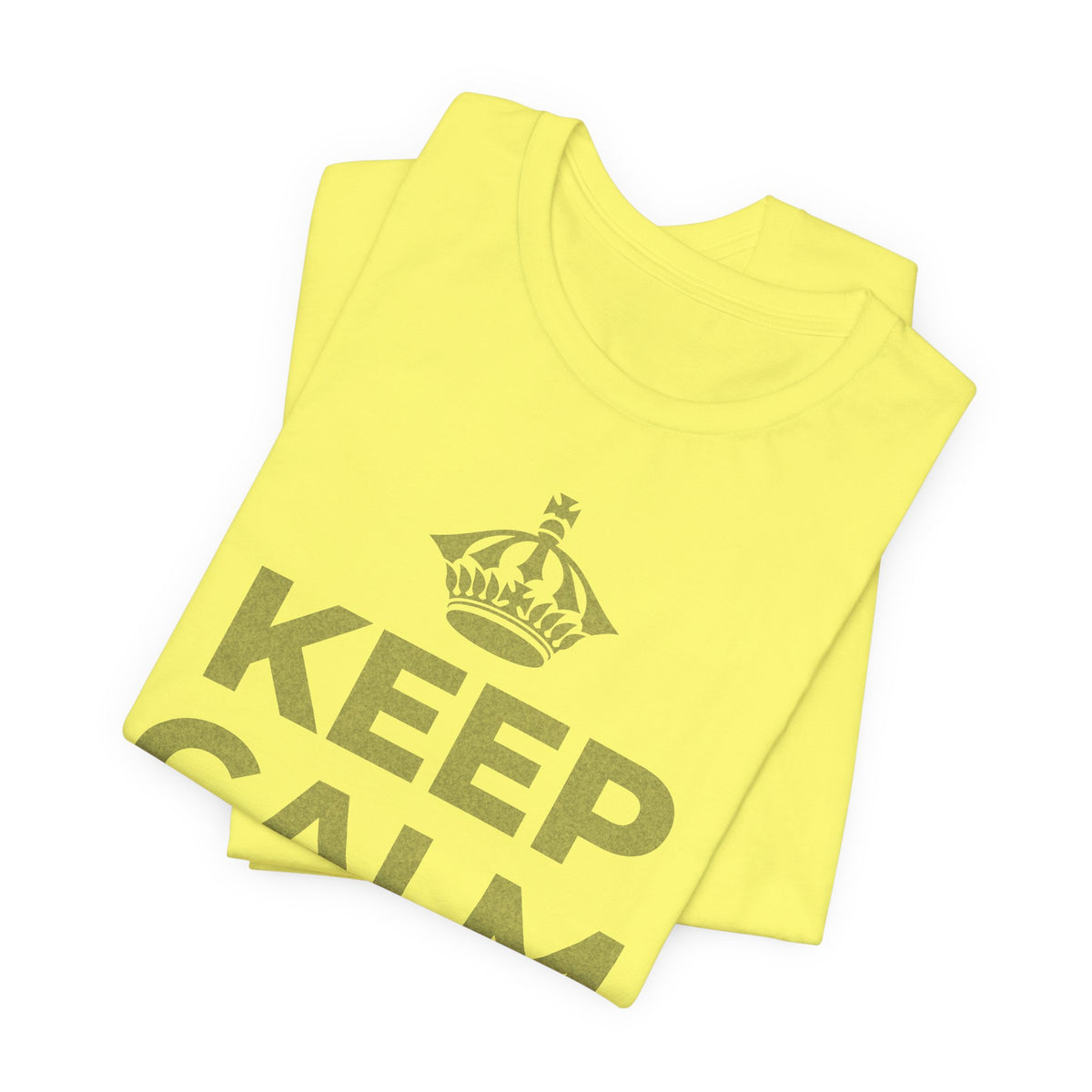 KEEP CALM AND 相信好事正在路上 T-Shirt (Soft Cream–Heather Mauve)