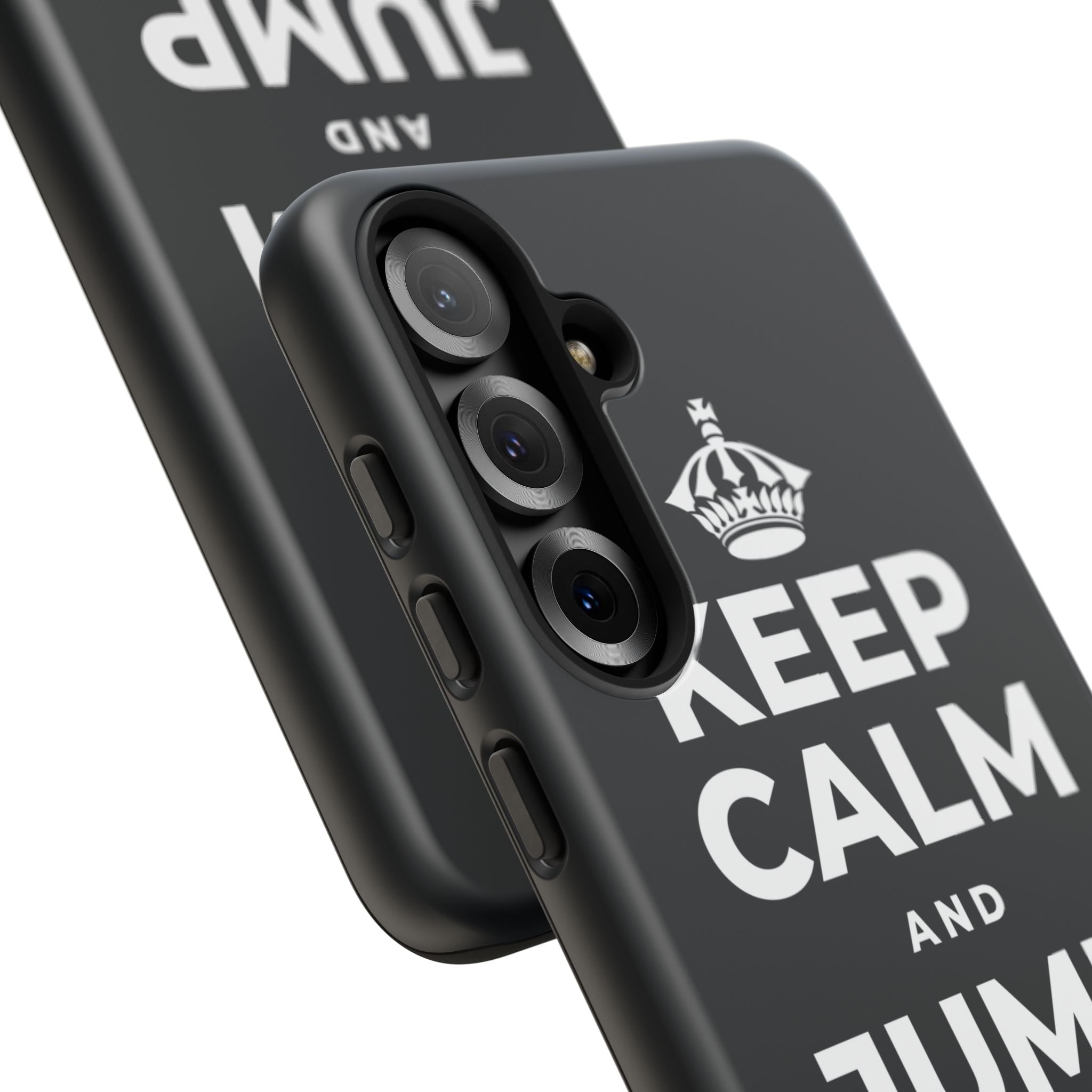 KEEP CALM AND JUMP IN A PUDDLE Phone Case (Dark)