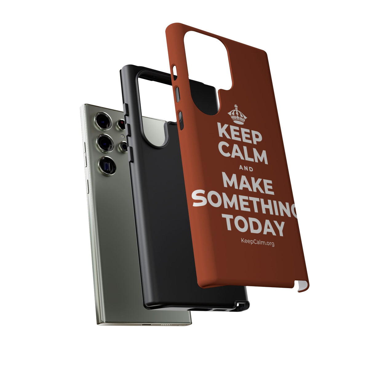 KEEP CALM AND MAKE SOMETHING TODAY Phone Case