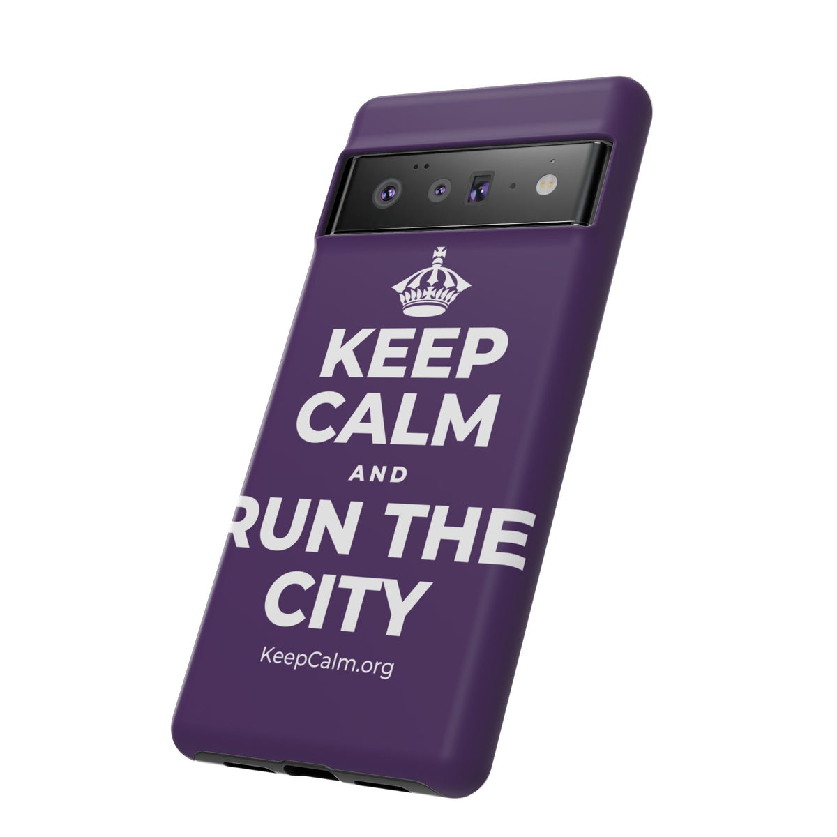 KEEP CALM AND RUN THE CITY Phone Case