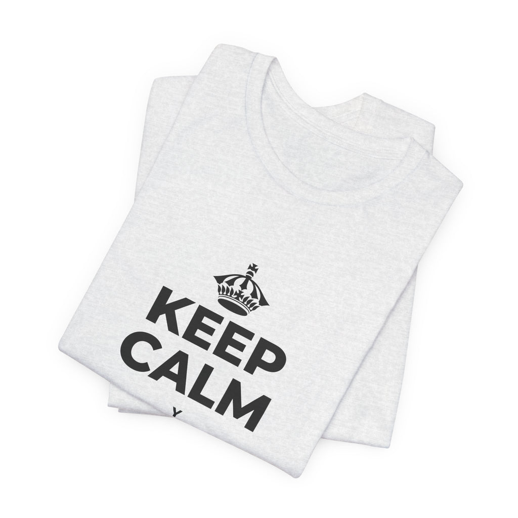 KEEP CALM Y SÉ SUAVE CONTIGO T-Shirt (Soft Cream–Heather Mauve)